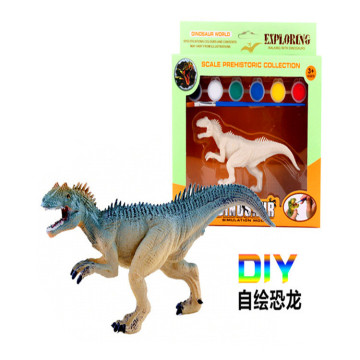 Kit de pintura de dinosaurio 3D DIY pintura de acuarela modelo de dinosaurio juguetes para niños